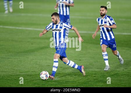 Luis Rioja von Alaves während der spanischen Meisterschaft La Liga Fußballspiel zwischen Real Madrid und Deportivo Alaves auf novembe / LM Stockfoto