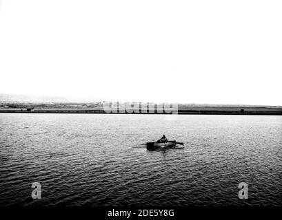 Originalunterschrift: Rund um das Tote Meer (Bahr Lut). Nördliches Ende des Toten Meeres - Lage: Ca. 1898-1914 Stockfoto