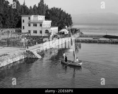 Bildunterschrift: Galiläa Lido - Ort: Israel ca. 1934-1939 Stockfoto