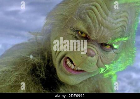 WIE THE GRINCH STOLE CHRISTMAS 2000 Universal Pictures film mit Jim Carrey Stockfoto