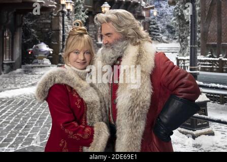 THE CHRISTMAS CHRONICLES 2018 Netflix Film mit Goldie Hawn und Kurt Russell Stockfoto