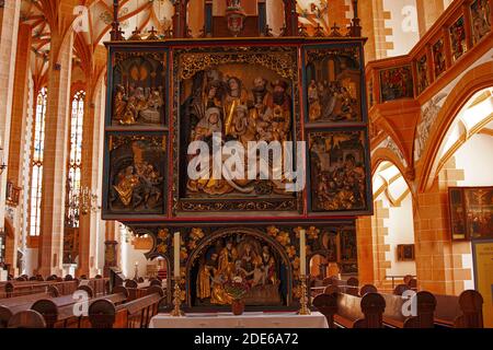 Die Kirche St. Anne an der Grossekirche Straße in Anneberg-Bucholtz, Sachsen, Deutschland Stockfoto