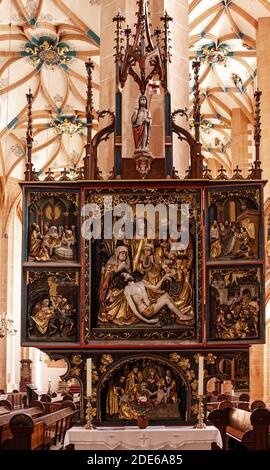 Die Kirche St. Anne an der Grossekirche Straße in Anneberg-Bucholtz, Sachsen, Deutschland Stockfoto