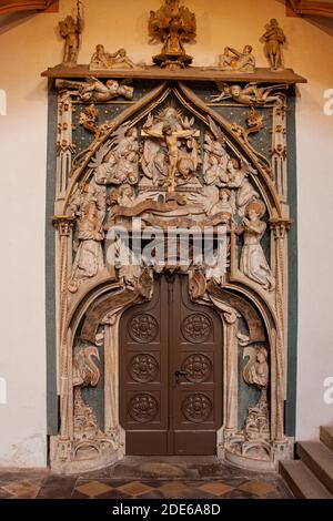 Die Kirche St. Anne an der Grossekirche Straße in Anneberg-Bucholtz, Sachsen, Deutschland Stockfoto