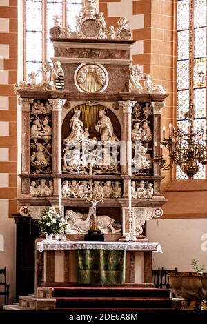 Die Kirche St. Anne an der Grossekirche Straße in Anneberg-Bucholtz, Sachsen, Deutschland Stockfoto