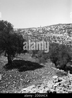 Bildunterschrift: Bethlehem und Umgebung. Beit Jala (Zelzah) Haus von Saul - Lage: West Bank--Beit Jala Ca. 1900 Stockfoto