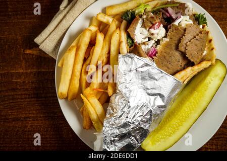 Gyro Stockfoto