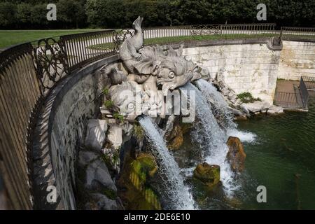 Königspalast von Caserta (Reggia di Caserta), italienisches unesco-Weltkulturerbe Stockfoto