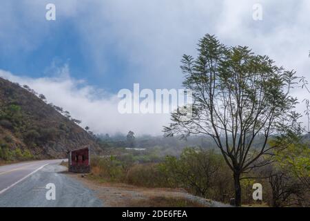 Eine Reise auf der N 9 nördlich der Jujuy Provinz Jujuy, Nordwest-Argentinien, Lateinamerika Stockfoto