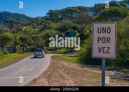 Eine Reise auf der N 9 nördlich der Jujuy Provinz Jujuy, Nordwest-Argentinien, Lateinamerika Stockfoto