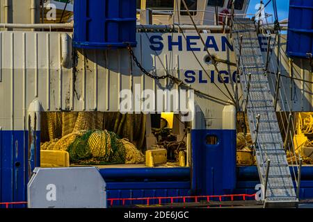 Fischerboote am Town Pier Killybegs Ireland Stockfoto