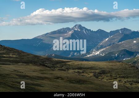 Trail Ridge Road, hoch im Rocky Mountain National Park von Colorado. Stockfoto