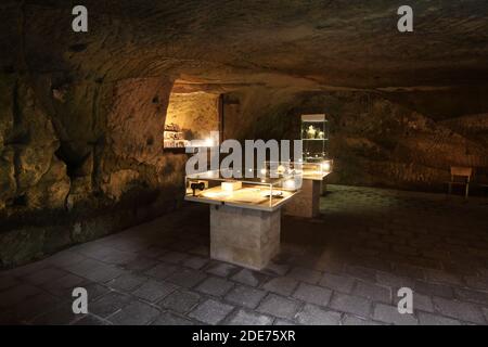 Museum in der Burgruine Regenstein bei Blankenburg (Harz) Stockfoto