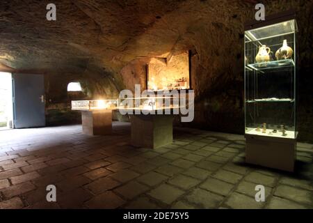 Museum in der Burgruine Regenstein bei Blankenburg (Harz) Stockfoto