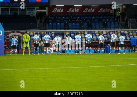 Neapel, Kampanien, Italien. Februar 2016. Während der italienischen Serie A Fußballspiel SSC Napoli gegen AC Roma am 29. November 2020 im San Paolo Stadion in Neapel.im Bild: Soccer napoli Credit: Fabio Sasso/ZUMA Wire/Alamy Live News Stockfoto