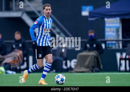 EINDHOVEN, NIEDERLANDE - NOVEMBER 29: Joey Slegers vom FC Eindhoven während des niederländischen Keukenkampioendivisie-Spiels zwischen FC Eindhoven und De Graafschap Stockfoto