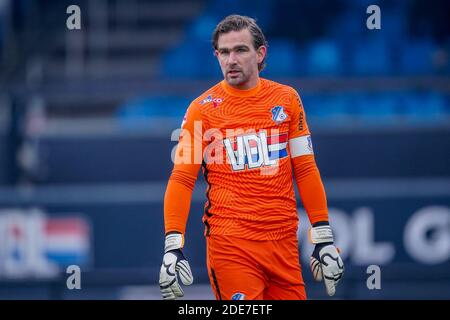EINDHOVEN, NIEDERLANDE - NOVEMBER 29: Torwart Ruud Swinkels vom FC Eindhoven beim niederländischen Keukenkampioendivisie-Spiel zwischen FC Eindhoven und D Stockfoto