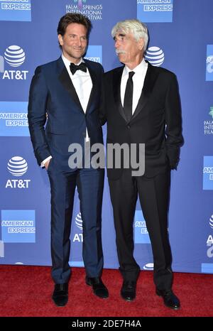 Bradley Cooper und Sam Elliott nehmen am 3. Januar 2019 an der 30. Jährlichen Gala der Filmfestspiele von Palm Springs im Palm Springs Convention Center in Palm Springs, CA, USA, Teil. Foto von Lionel Hahn/ABACAPRESS.COM Stockfoto