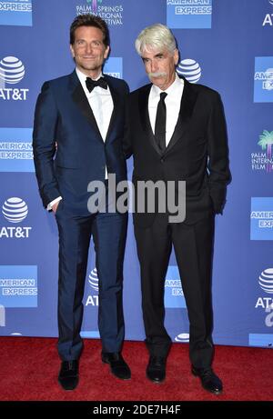 Bradley Cooper und Sam Elliott nehmen am 3. Januar 2019 an der 30. Jährlichen Gala der Filmfestspiele von Palm Springs im Palm Springs Convention Center in Palm Springs, CA, USA, Teil. Foto von Lionel Hahn/ABACAPRESS.COM Stockfoto