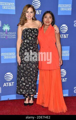 Marina De Tavira, Yalitza Aparicio nehmen am 3. Januar 2019 an der 30. Jährlichen Gala der Filmpreise des Palm Springs International Film Festival im Palm Springs Convention Center in Palm Springs, CA, USA Teil. Foto von Lionel Hahn/ABACAPRESS.COM Stockfoto