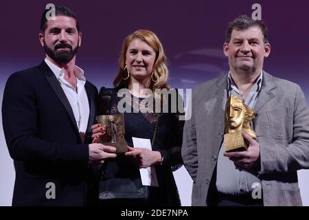 Sophie Frilley, David Frilley und Nicolas Naegelen bei der Verleihung des Cesar et Techniques 2019 Awards im Pavillon Cambon in Paris, Frankreich am 08. Januar 2019. Foto von Aurore Marechal/ABACAPRESS.COM Stockfoto