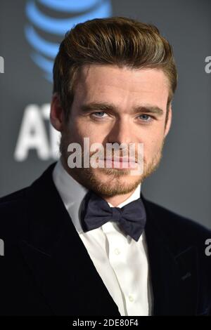 Richard Madden nimmt am 13. Januar 2019 an den 24. Critics' Choice Awards im Barker Hangar in Santa Monica, CA, USA Teil. Foto von Lionel Hahn/ABACAPRESS.COM Stockfoto