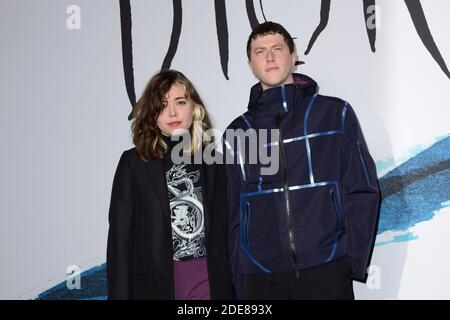 Finnegan Oldfield und Gast bei der Dior Homme Menswear Herbst/Winter 2019-2020 Show im Rahmen der Paris Fashion Week in Paris, Frankreich am 18. Januar 2019. Foto von Aurore Marechal/ABACAPRESS.COM Stockfoto