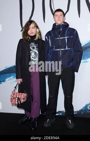 Finnegan Oldfield und Gast bei der Dior Homme Menswear Herbst/Winter 2019-2020 Show im Rahmen der Paris Fashion Week in Paris, Frankreich am 18. Januar 2019. Foto von Aurore Marechal/ABACAPRESS.COM Stockfoto