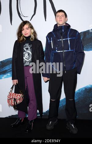 Finnegan Oldfield und Gast bei der Dior Homme Menswear Herbst/Winter 2019-2020 Show im Rahmen der Paris Fashion Week in Paris, Frankreich am 18. Januar 2019. Foto von Aurore Marechal/ABACAPRESS.COM Stockfoto