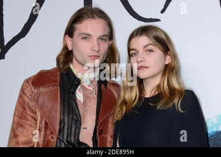 Lukas Ionesco und Gast bei der Dior Homme Menswear Herbst/Winter 2019-2020 Show im Rahmen der Paris Fashion Week in Paris, Frankreich am 18. Januar 2019. Foto von Aurore Marechal/ABACAPRESS.COM Stockfoto