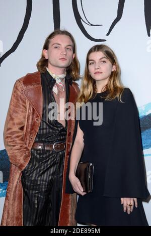 Lukas Ionesco und Gast bei der Dior Homme Menswear Herbst/Winter 2019-2020 Show im Rahmen der Paris Fashion Week in Paris, Frankreich am 18. Januar 2019. Foto von Aurore Marechal/ABACAPRESS.COM Stockfoto