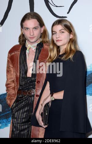 Lukas Ionesco und Gast bei der Dior Homme Menswear Herbst/Winter 2019-2020 Show im Rahmen der Paris Fashion Week in Paris, Frankreich am 18. Januar 2019. Foto von Aurore Marechal/ABACAPRESS.COM Stockfoto
