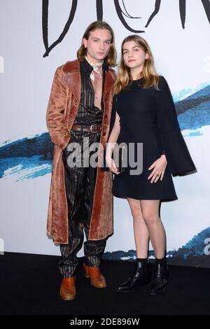 Lukas Ionesco und Gast bei der Dior Homme Menswear Herbst/Winter 2019-2020 Show im Rahmen der Paris Fashion Week in Paris, Frankreich am 18. Januar 2019. Foto von Aurore Marechal/ABACAPRESS.COM Stockfoto