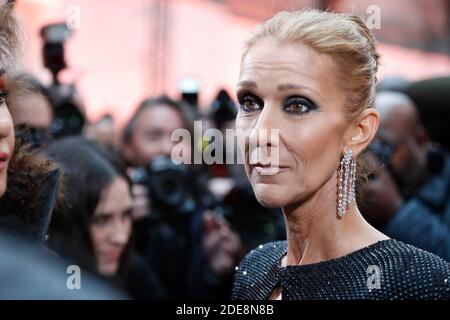 Celine Dion nimmt an der Alexandre Vauthier Haute Couture Spring Summer 2019 im Rahmen der Paris Fashion Week am 22. Januar 2019 in Paris, Frankreich, Teil. Foto von Kendrick/ABACAPRESS.COM Stockfoto