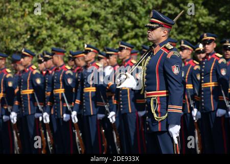 Atmosphäre während des französischen Staatsbesuches in Kairo, Ägypten am 28. Januar 2019. Foto von Romuald Meigneux/Pool/ABACAPRESS.COM Stockfoto