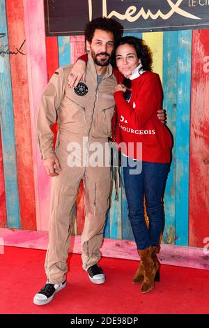 Tomer Sisley mit Frau Sandra Zeitoun bei der 40. Festival Mondial du Cirque de Demain Gewinner Show im Cirque Phenix, Pelouse de Reuilly, in Paris, Frankreich am 03. Februar 2019 statt. Foto von Edouard Bernaux/ABACAPRESS.COM Stockfoto