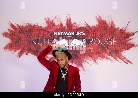 Handout Picture - Neymar Jr. posiert für ein Porträt auf seiner 27. Geburtstagsparty in Paris, Frankreich am 4. Februar 2019. Foto von Sarah Bastin/Red Bull Content Pool/ABACAPRESS.COM Stockfoto