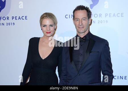 Sebastian Copeland und seine Frau Carolin Copeland nehmen am 11. Februar 2019 an der Cinema for Peace Gala in Berlin Teil. Foto von Aurore Marechal/ABACAPRESS.COM Stockfoto