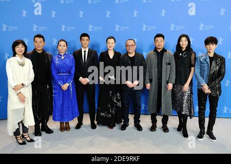 Produzent Liu Xuan, Zhao Yanguozhang, Ai Liya, Du Jiang, Yong Mei, Regisseur Wang Xiaoshuai, Wang Jingchun, Qi Xi und Wang Yuan (Roy Wang Yuan) bei der so Long, My Son Photocall im Rahmen der 69. Internationalen Filmfestspiele Berlin (Berlinale) am 14. Februar 2019 in Berlin. Foto von Aurore Marechal/ABACAPRESS.COM Stockfoto