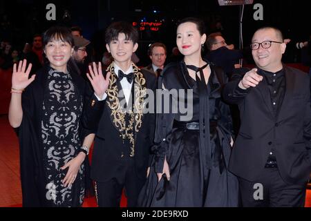 Liu Xuan, Wang Yuan, Yong Mei und Regisseur Wang Xiaoshuai bei der Premiere von so Long, My Son im Rahmen der 69. Internationalen Filmfestspiele Berlin (Berlinale) am 14. Februar 2019 in Berlin. Foto von Aurore Marechal/ABACAPRESS.COM Stockfoto