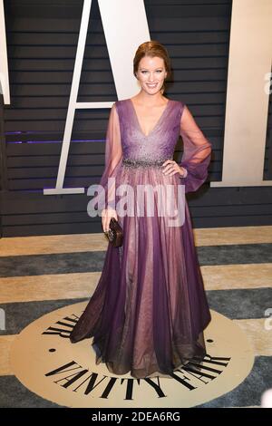 Ashley Hinshaw nahm an der Vanity Fair Oscar Party 2019 Teil, die von der Herausgeberin Radhika Jones am 24. Februar 2019 im Wallis Annenberg Center for the Performing Arts in Los Angeles, CA, USA veranstaltet wurde. Foto von David Niviere/ABACAPRESS.COM Stockfoto