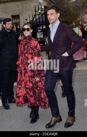 Olivia Palermo und Johannes Hübl bei der Valentino Show im Rahmen der Paris Fashion Week Womenswear Herbst/Winter 2019/2020 in Paris, Frankreich am 03. März 2019. Foto von Aurore Marechal/ABACAPRESS.COM Stockfoto