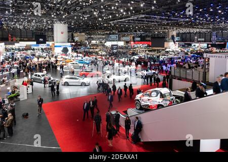 Atmosphäre während des 89. Internationalen Genfer Autosalons, der am 05. März 2019 im Palexpo Convention Center in Genf, Schweiz, stattfand. Foto von Loona/ABACAPRESS.COM Stockfoto