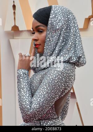 Los Angeles, Usa. November 2020. Janelle Monae kommt für die 92. Jährlichen Academy Awards am 9. Februar 2020 im Dolby Theater in der Hollywood-Sektion von Los Angeles an. Foto von Jim Ruymen/UPI Kredit: UPI/Alamy Live Nachrichten Stockfoto