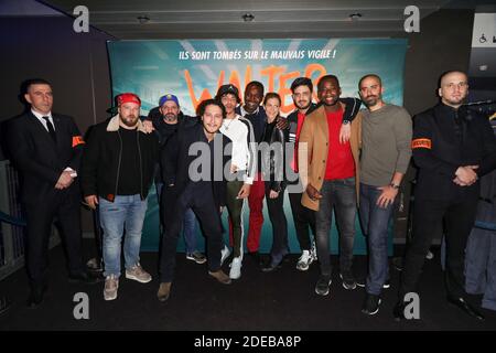 Samuel Djian, Karim Jebli, Nordine Salhi, David Salles, Alban Ivanov, Judith El Zein, Issaka Sawadogo, Alexandre Antonio, Varante Soudjian bei der Walter-Premiere am 14. März 2019 im UGC Bercy in Paris, Frankreich. Foto von David Boyer/ABACAPRESS.COM Stockfoto
