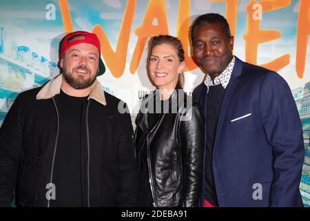 Alban Ivanov, Judith El Zein, Issaka Sawadogo, Alexandre Antonio bei der Walter-Premiere am 14. März 2019 im UGC Bercy in Paris, Frankreich. Foto von David Boyer/ABACAPRESS.COM Stockfoto