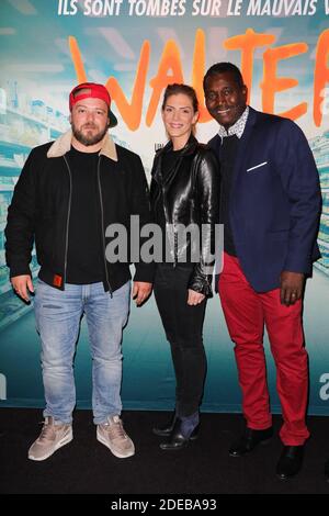 Alban Ivanov, Judith El Zein, Issaka Sawadogo, Alexandre Antonio bei der Walter-Premiere am 14. März 2019 im UGC Bercy in Paris, Frankreich. Foto von David Boyer/ABACAPRESS.COM Stockfoto