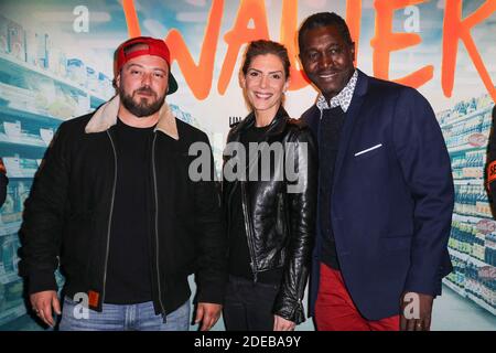 Alban Ivanov, Judith El Zein, Issaka Sawadogo, Alexandre Antonio bei der Walter-Premiere am 14. März 2019 im UGC Bercy in Paris, Frankreich. Foto von David Boyer/ABACAPRESS.COM Stockfoto