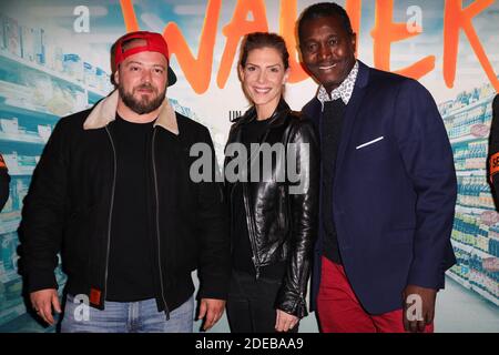 Alban Ivanov, Judith El Zein, Issaka Sawadogo, Alexandre Antonio bei der Walter-Premiere am 14. März 2019 im UGC Bercy in Paris, Frankreich. Foto von David Boyer/ABACAPRESS.COM Stockfoto