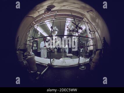 1970er Foto (1972) - EPA Gulf Coast Water Supply Research Labor auf Dauphin Island Stockfoto